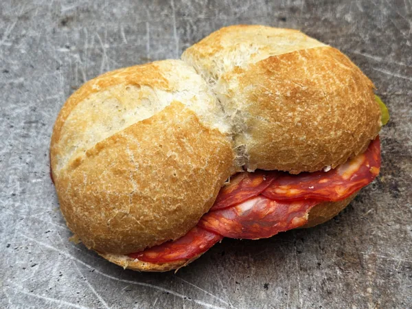 Doppelbrötli Scharfer Salami