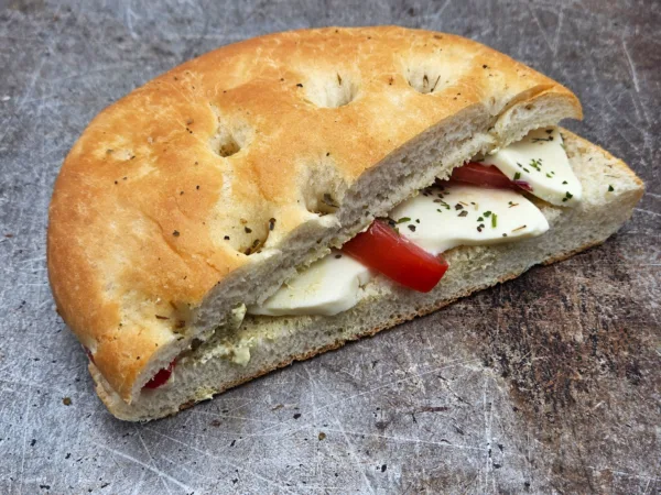 Hotsandwiches Tomaten-Mozzarella