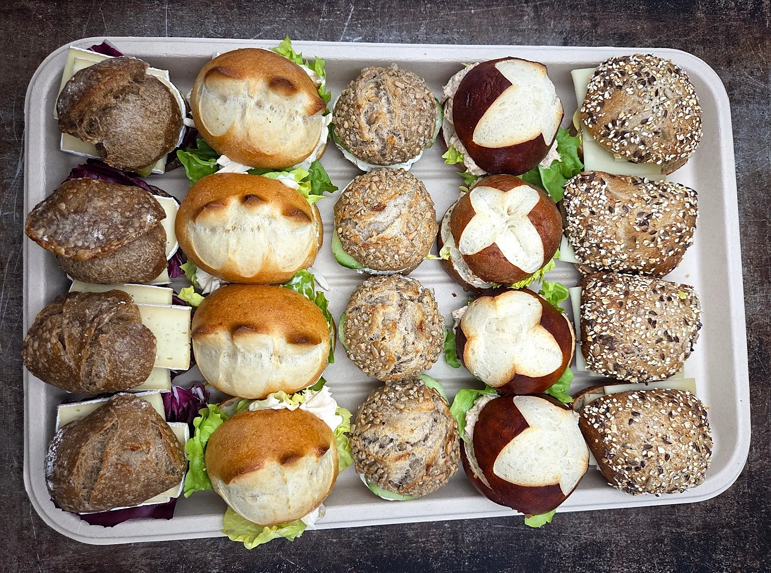 Apéro-Sandwiches grosse Platte 20 Stk. – Bild 1